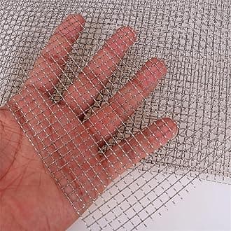 Stainless Steel Woven Wire 5 Mesh Metal Mesh Sheet Rodent Control Insect Mesh Screen Filter Panels for DIY Ventilation Window 300 x 210 mm