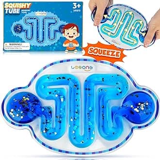 Fidget Sensory Autism Toys Equipment - LESONG ASD Resources for Children, Squishy Toddler Travel Toys on plane, Attention Squeeze Tactile Feelings Toys for Special Needs with Adhd, Anxiety, Autistic