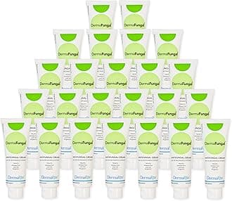 DermaRite's DermaFungal Antifungal Cream - 2% Miconazole Nitrate for Athlete's Foot, Ringworm, and Jock Itch - 3.75 oz. Tube, 24 Count