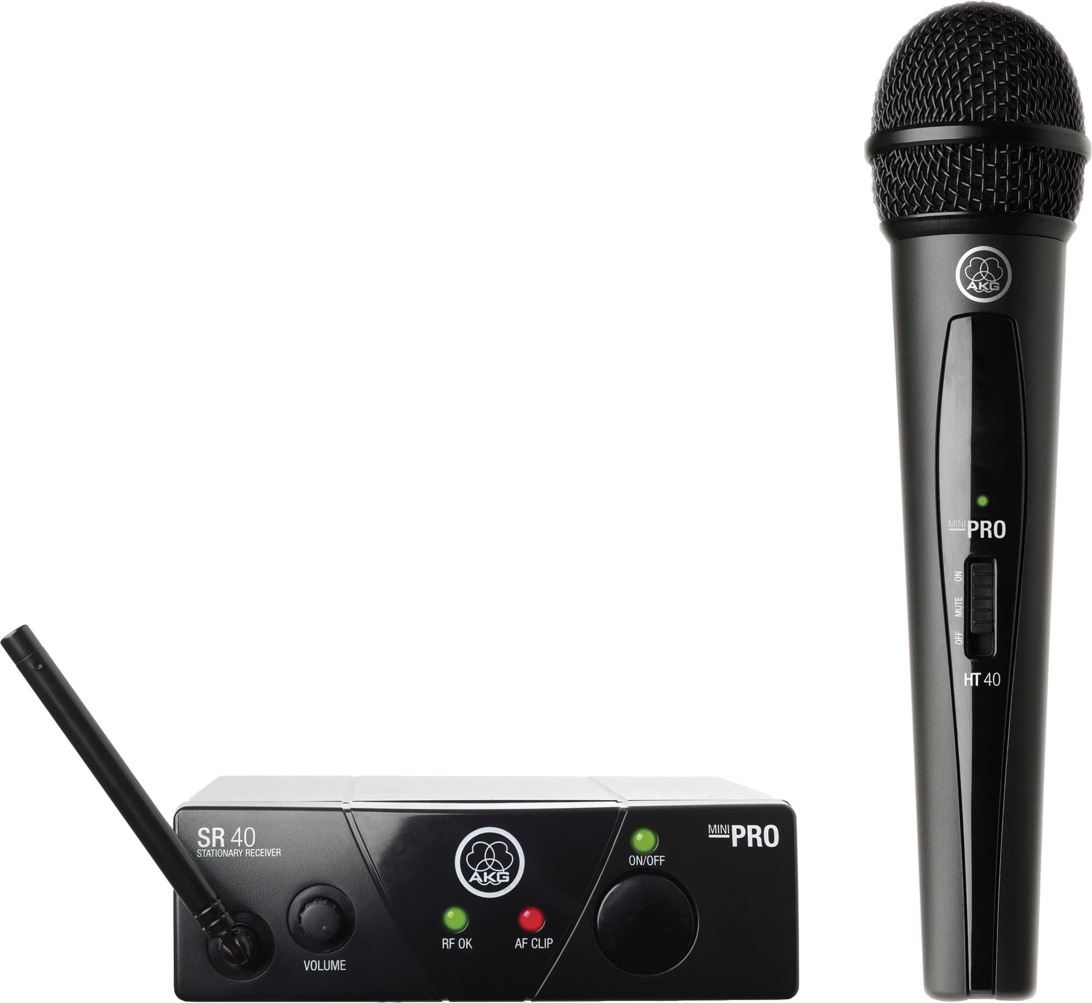AKG Pro Audio WMS40MINI Vocal Set BD US25C Wireless Microphone System