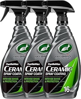 Hybrid Solutions Ceramic Spray Coating, High Shine Car Wax, Offers Durable Paint Protection, Extreme Water Beading Action, Safe for Glass, Wheels, Trim and More, 16 oz (Pack of 3)