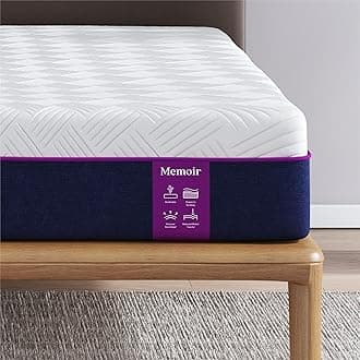 Signature SleepMemoir 10 Inch Memory Foam Box, Medium, Certipur-US and Oeko-TEX Mattress, Full, White