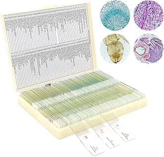 120 Microscope Slides with Specimens