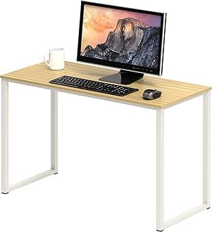 SHW Mission 32-Inch Home Office Computer Desk, Oak