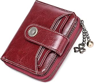 Purses for Women Genuine Leather Small Bifold Compact Womens Wallet with RFID Protection