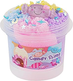 Rainbow Cloud Slime, Super Drizzly & Non-Sticky Premade Slime, Slimes Party Favors for Kids, Slimes Sensory Toys for Birthday Easter Hallowmas Christmas Girls Gifts & Boys Gifts