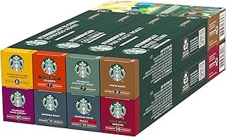 Variety Pack 8 Flavour By Nespresso Coffee Pods(Pack Of 8, Total 80 Capsules),440 Grams