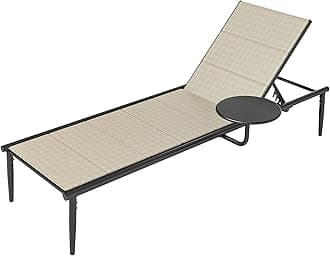 EAST OAK PCL23001 Premium Chaise Lounge with Textilene