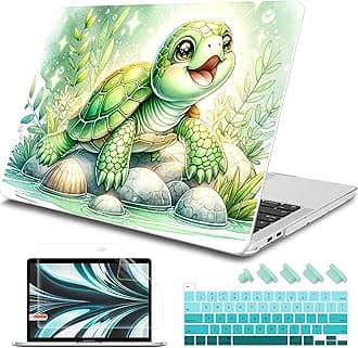 TuiklolCase for 2022 MacBook Pro 13 Inch M2 Clip, 2021 2020 Release M1 A2338 A2289 A2251, Hard Shell Case for MacBook Pro 13.3" with Touch Bar Fits Touch ID and Retina Display, Tortoise