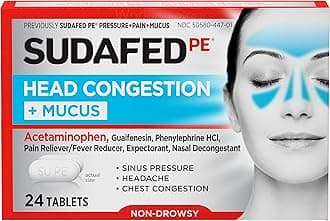 SUDAFED PE Head Congestion + Mucus