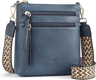 BOSTANTENCrossbody Bags Purses for Women Trendy Soft Leather Shoulder Handbags with Adjustable Strap Zipper Pocket