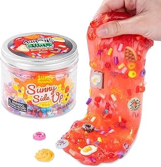 Crazy Aaron's Slime Charmers® - Sunny Side Up - Vibrant Red Slime, Sensory Toys for Kids - Creative and Endless Fun, Stress Relief Therapy, Gifts for Girls and Boys - Made in USA
