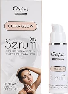 Olifair Olifar Ultra Glow Day Serum with Kojic Acid, Alpha Arbutin and Glutathione and PA++ SPF30 (30 ml)