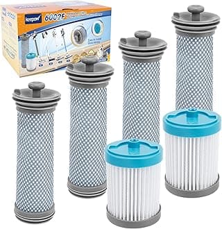 KEEPOW A10 Vacuum Filter Replacement Compatible with Tineco A10 A11 Hero A10/A11 Master PURE ONE S11 Series, S12, X Cordless Vacuum Cleaner (4 Pack Pre-Filter and 2 Pack Post-Filter)