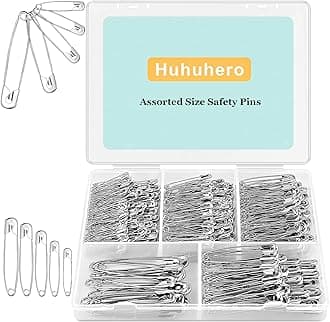 Sliver Safety Pins