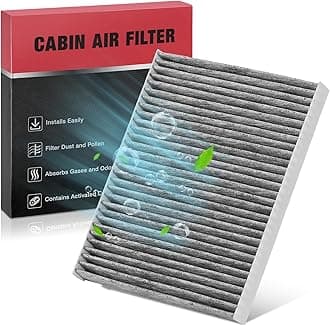 CF11670 Cabin Air Filter with Activated Carbon Compatible with Ford 2018-2022 EcoSport, 2011-2019 Fiesta, 1.0L l3, 1.6L l4, Replace# CF2293, CAF1899P, CAF2128, PC6175, C26175