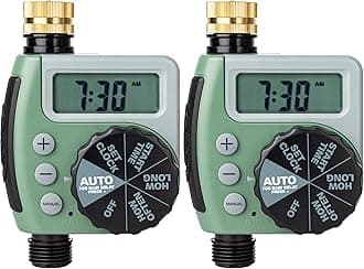 Orbit 62056 One Outlet Single-Dial Hose Faucet Timer (Pack of 2)