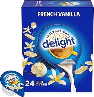 International Delight Coffee Creamer Singles, French Vanilla, 24 Count