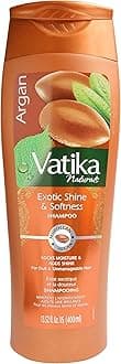 Vatika Naturals Moroccan Argan Anti-Breakage Shampoo| Moisture Soft Hair | For Dry, Unmanageable Hair | No Parabens, Paraffins or Alcohol (400 ML)
