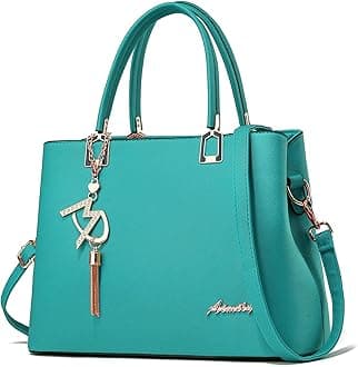 Womens Purses and Handbags Shoulder Bags Ladies Designer Top Handle Satchel Tote Bag, Turquoise