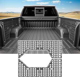 SZYANG 5.8FT Side Bed Molle Panel Compatible with 19-25 Silverado GMC Sierra Truck Panel System Replacement for 2019-2025 Chevy Silverado Accessories