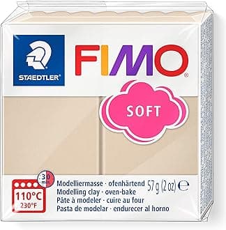 Fimo Soft 8020-70 Oven Hardening Modelling Clay 57g - Sahara