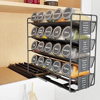 Rack with 20 Jars