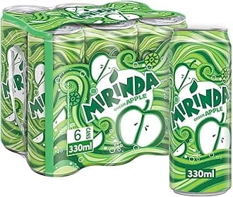 Green Apple, Carbonated Soft Drink, Cans, 330Ml X 6