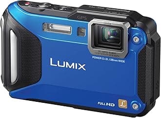 Panasonic Lumix DMC-TS5A 16.1 MP Tough Digital Camera with 9.3x Intelligent Zoom (Blue)