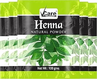 Henna Natural Powder for Hair - 100 gm | Conditioning & Anti-Dandruff | Control Hair Fall, Henna Hair Colouring for Women and Men (Pack Of 5)