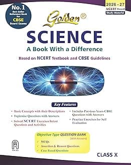 New Age International Publisher Golden Science: Based On New Ncert For Class- 10 (For Cbse 2024 Board Exams, Includes Objective Type Question Bank)