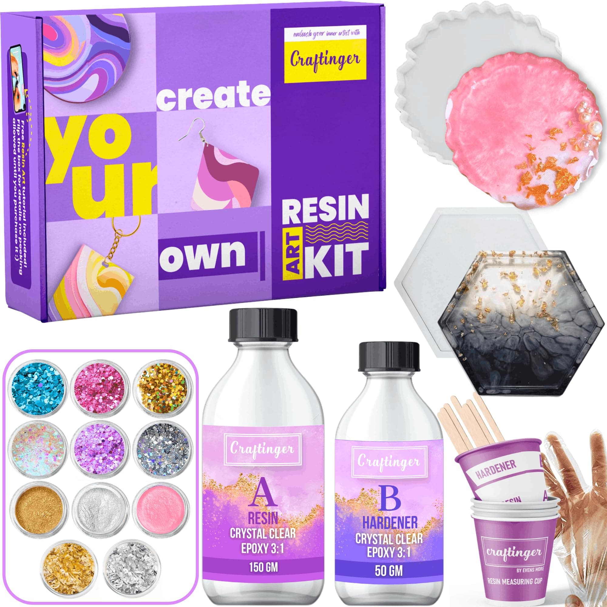 DIY Resin Coaster Kit