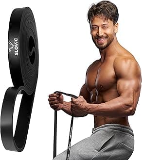 - Slovic Latex Resistance Band for Workout [15-30 KG] | Resistance Band Set | Exercise Band & Stretching Bands for Exercise for Home Workouts | Gym Equipment for Home Workout | Ideal for Men & Women