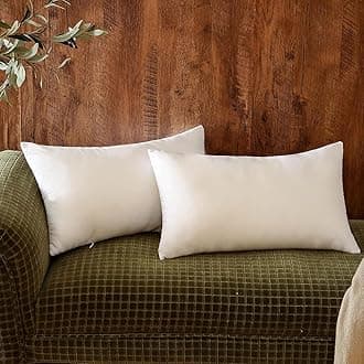 StylizShades Set of 2 Microfiber Pillow Cushion Filler/Insert (17x27 Inch | 43x69 cm)