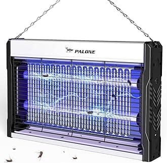 PALONE Fly Killer, Powerful Electric Fly Zapper, UV Light Insect Bug Catcher, USB Electronic Mosquito Trap Repellent, Removable Washable Tray, Bug Zapper for Indoor Commercial Industrial Domestic Use