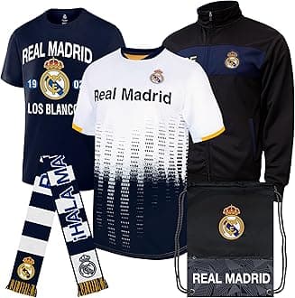 - Pro League Ultimate Fan Pack – Officially Licensed 5-Piece Soccer Merch - Shirt, Jersey, Jacket, Scarf, Bag