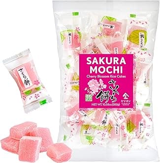 YAMASAN KYOTO UJI Japanese Sakura Mochi Candies -Cherry blossom Rice Cakes- Aromatic Flavor of Japanese Spring 300g/10.58oz【YAMASAN】