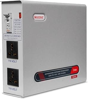 1500 Watt 220v to 110v (Mark II) Voltage Converter Step Down Transformer for US,Taiwan,Canada Products Used in India | Power Converter for US Device