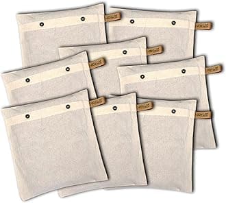 JD Fresh 8 PCS Saree Storage Bags Wardrobe Organizer for Storage | Saree Bag for Clothes Storage | Cloth Storage Cover Set of 8 Pecices (16x14 inches), Cotton