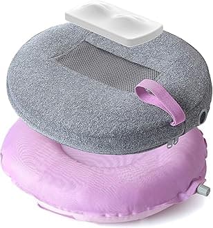 Donut Pillow Perineal Comfort Cushion with Cold Pack for Pain Relief, Postpartum Essentials