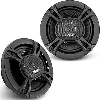 Pyle Car Stereo Speakers 300W 3-Way – 16.51 cm Triaxial Loudspeakers, Universal OEM Replacement for Vehicle Door/Side Panel, Pro Audio Sound, Black (Pair)