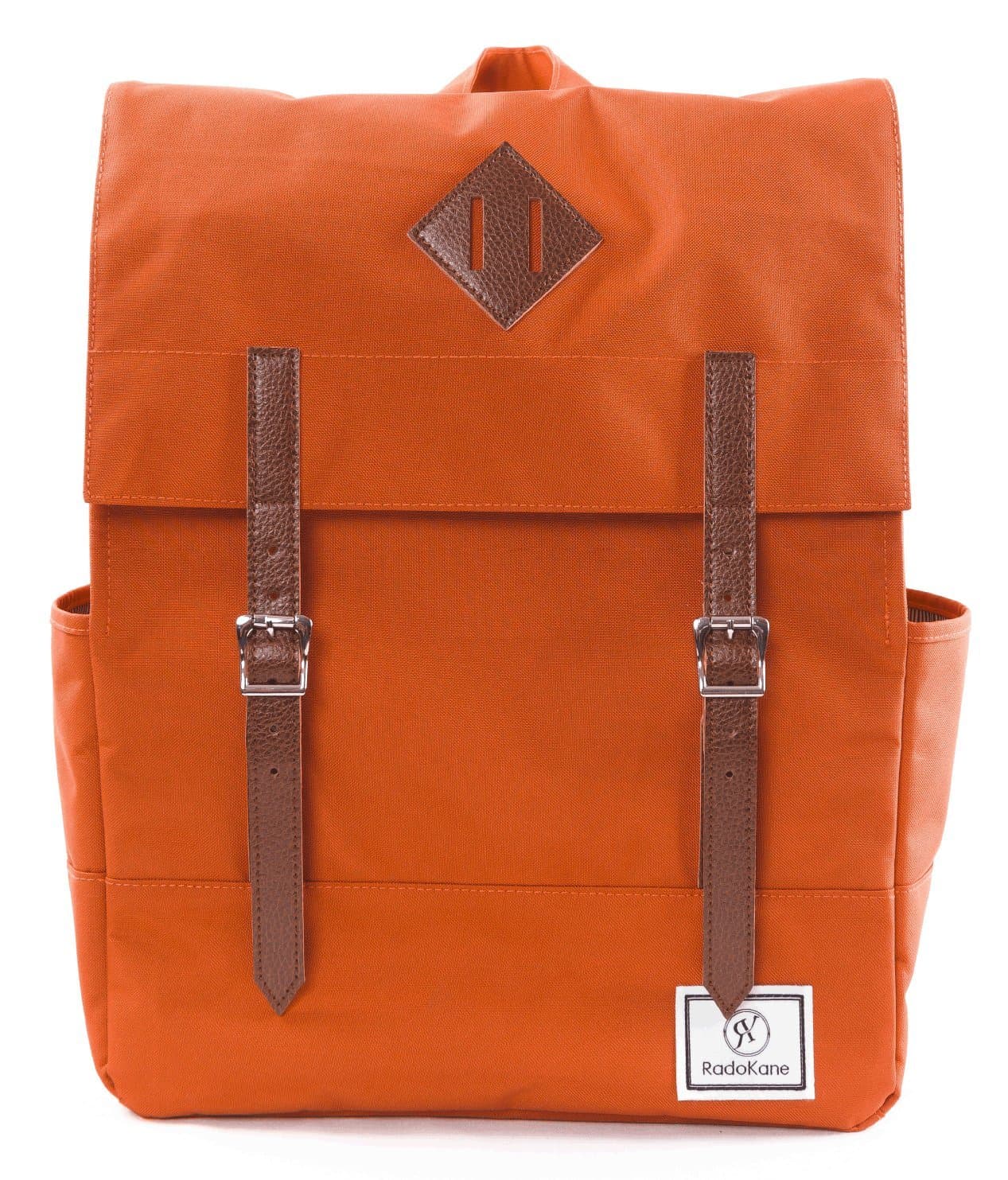 The Ryan Backpack, Premium Canvas (Rust RED)