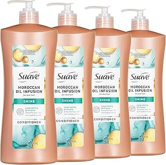 Suave Professionals Shine Conditioner, Moroccan Infusion, 28 oz