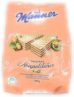 Hazelnut Cream Filled Wafers (manner) 14oz