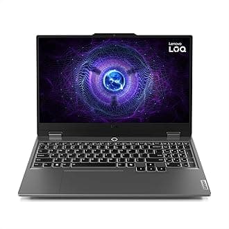 LOQ 15 15.6" 1920 x 1080 FHD 144Hz Gaming Laptop Intel Core i5-12450HX 12GB RAM DDR5 512GB SSD NVIDIA GeForce RTX 3050 6GB Luna Grey
