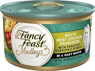 Purina Fancy Feast Emdl Canned Cat Food Ckn Primavera 3Oz(24