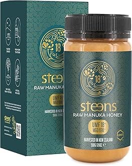 Steens Manuka Honey MGO 696+ LIMITED EDITION Pure & Raw 100% Certified UMF 18+ Manuka Honey - Bottled and Sealed in New Zealand - 500g
