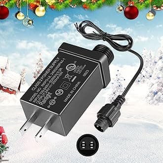 inShareplus 24V 0.25A 6W Class 2 Power Supply, IP44 Waterproof LED Transformer Replacement Adapter, AC 100-240V to DC 24V LED Driver, for Christmas Tree Light, Lawn Lamp, Inflatable Device