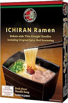 Official ICHIRAN Take-Home Ramen Kit (Pork Bone Broth Flavor), Authentic Tonkotsu Ramen Noodle Soup Imported from Japan