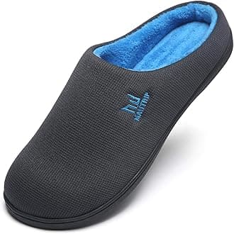MAIITRIP Memory Foam Clog Slippers for Men House Indoor Outdoor,Cozy Winter Warm Non Slip Slip on Men's House Shoes Bedroom Casual,lightweight Slip Resistant Rubber